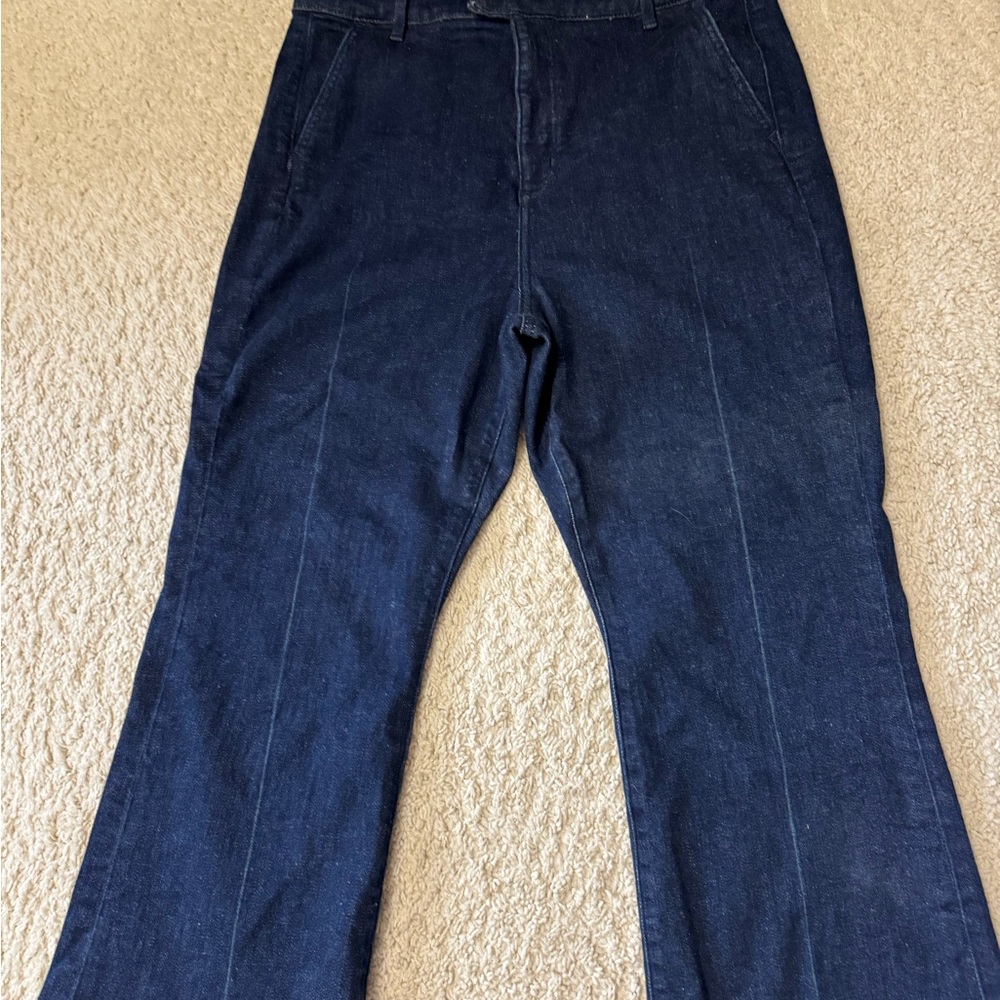 LOFT Indigo Denim Jeans-kick crop-16